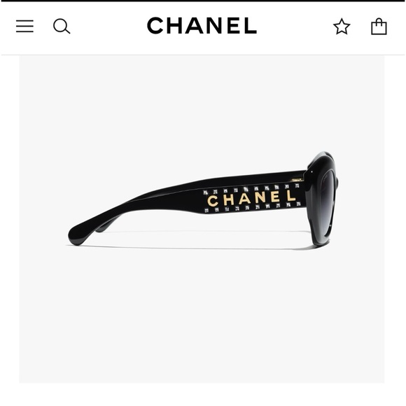 Chanel CAT EYE SUNGLASSES 
Ref.9161B C622/S6, A71668 X02569 S221 - Picture 3 of 10